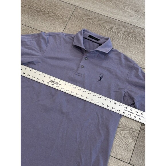 Greyson Polo Shirt Mens Large Purple Golf Short Sleeve Casual Preppy - Picture 5 of 8